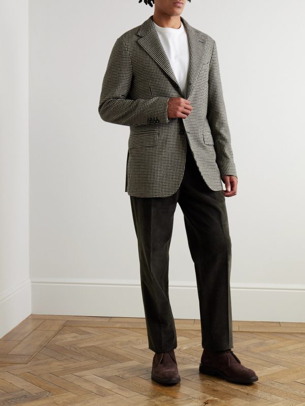 Straight-Leg Cotton-Corduroy Trousers - OU Straight-Leg Cotton-Corduroy Trousers - OU