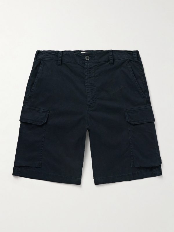 Maclin Slim-Fit Straight-Leg Cotton-Blend Twill Cargo Shorts