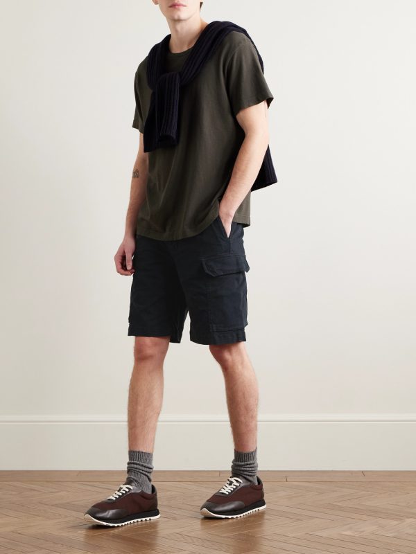 Maclin Slim-Fit Straight-Leg Cotton-Blend Twill Cargo Shorts - OU