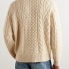 Cable-Knit Rollneck Sweater - BK