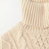 Cable-Knit Rollneck Sweater - CU