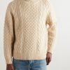 Cable-Knit Rollneck Sweater - FR