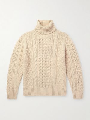Cable-Knit Rollneck Sweater Cable-Knit Rollneck Sweater