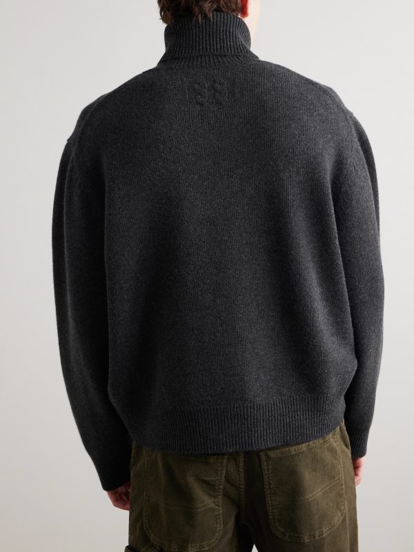 Vinton Wool and Cashmere-Blend Rollneck Sweater - BK Vinton Wool and Cashmere-Blend Rollneck Sweater - BK