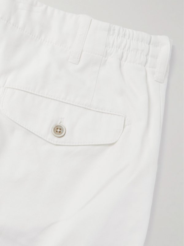 Straight-Leg Cotton-Twill Chino Shorts - CU Straight-Leg Cotton-Twill Chino Shorts - CU