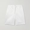 Straight-Leg Cotton-Twill Chino Shorts Straight-Leg Cotton-Twill Chino Shorts