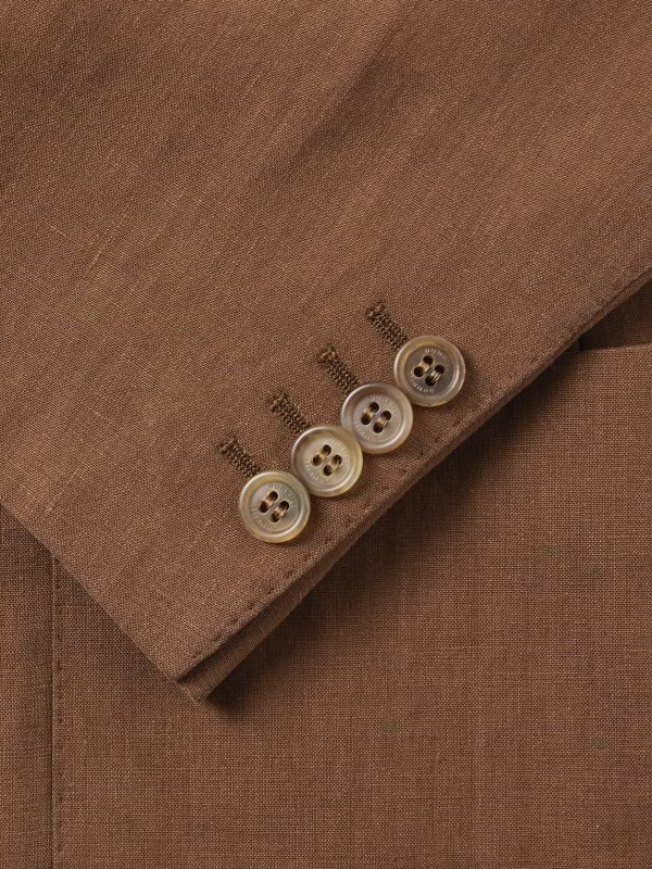 Cavendish Double-Breasted Linen Suit Jacket - CU Cavendish Double-Breasted Linen Suit Jacket - CU