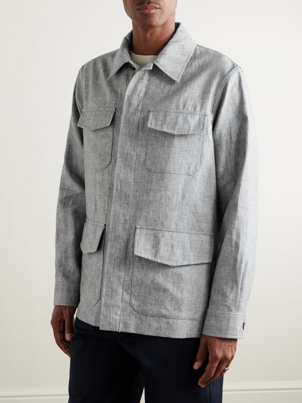 Linen Field Jacket - FR Linen Field Jacket - FR