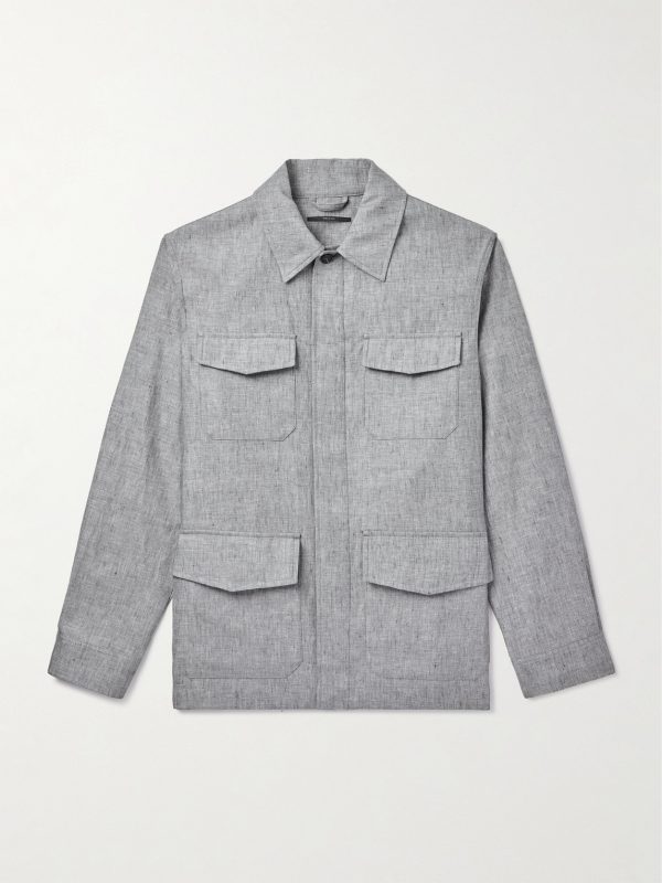 Linen Field Jacket Linen Field Jacket