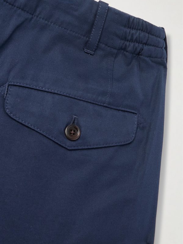 Straight-Leg Cotton-Twill Chino Shorts - CU Straight-Leg Cotton-Twill Chino Shorts - CU