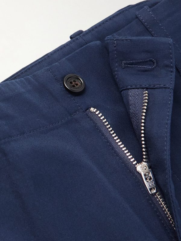 Straight-Leg Cotton-Twill Chino Shorts - E1 Straight-Leg Cotton-Twill Chino Shorts - E1