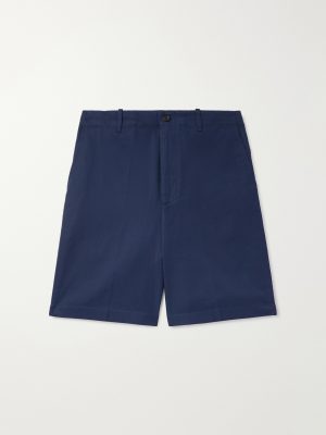Straight-Leg Cotton-Twill Chino Shorts Straight-Leg Cotton-Twill Chino Shorts