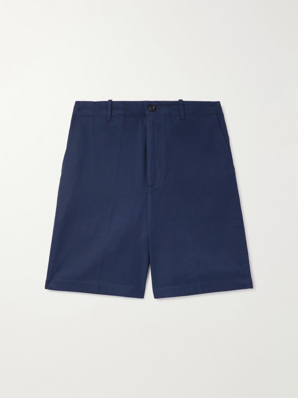 Straight-Leg Cotton-Twill Chino Shorts Straight-Leg Cotton-Twill Chino Shorts