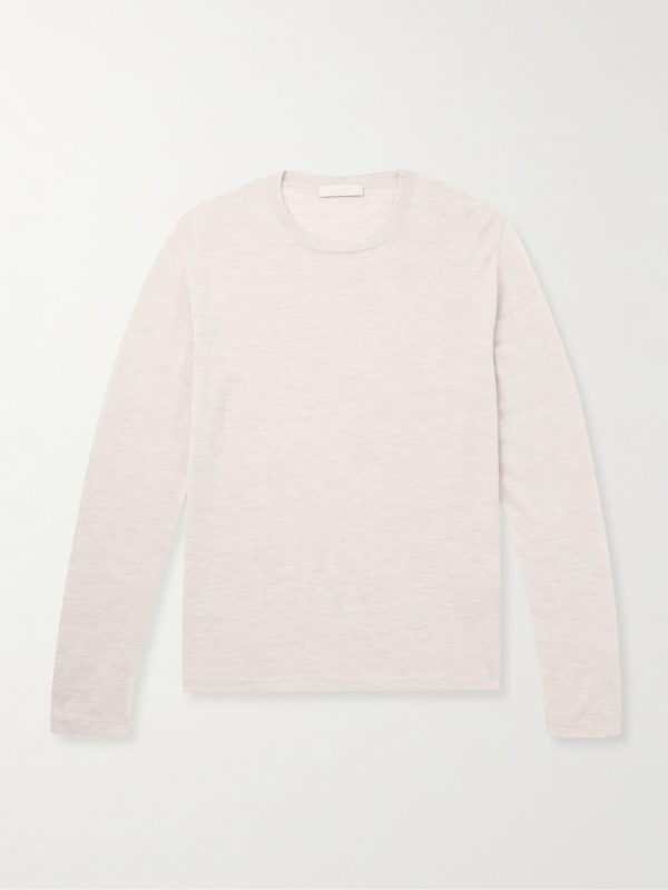 Slim-Fit Cashmere and Silk-Blend T-Shirt Slim-Fit Cashmere and Silk-Blend T-Shirt