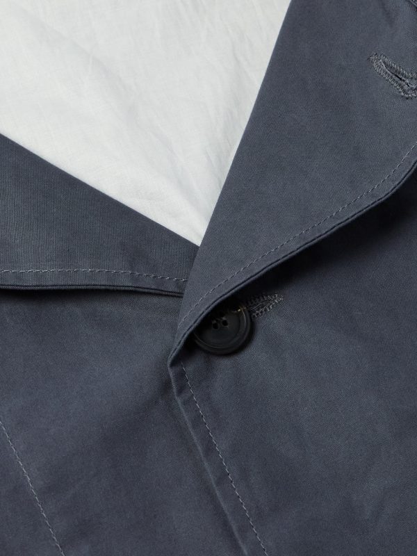Belted Waxed Cotton-Canvas Trench Coat - CU
