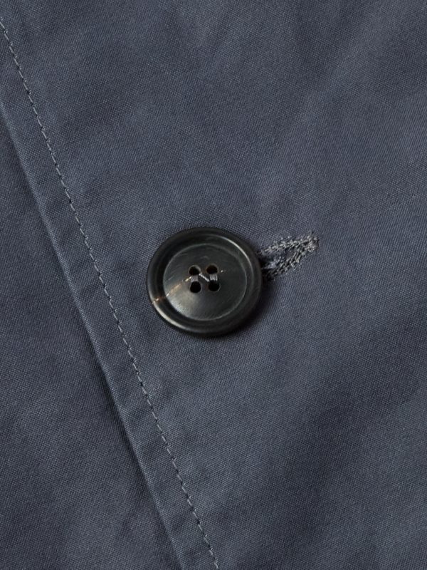 Belted Waxed Cotton-Canvas Trench Coat - E1