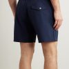 Prepster Straight-Leg Mid-Length Recycled Swim Shorts - BK Prepster Straight-Leg Mid-Length Recycled Swim Shorts - BK