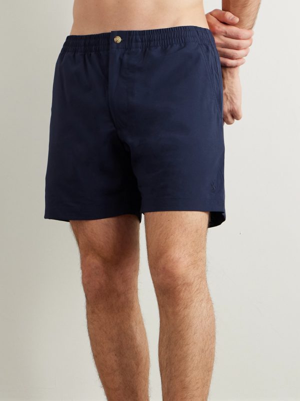Prepster Straight-Leg Mid-Length Recycled Swim Shorts - OU Prepster Straight-Leg Mid-Length Recycled Swim Shorts - OU