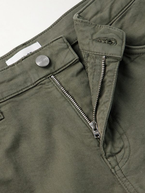 Tony 1923 Slim-Fit Garment-Dyed Organic Cotton-Blend Twill Trousers - E1 Tony 1923 Slim-Fit Garment-Dyed Organic Cotton-Blend Twill Trousers - E1