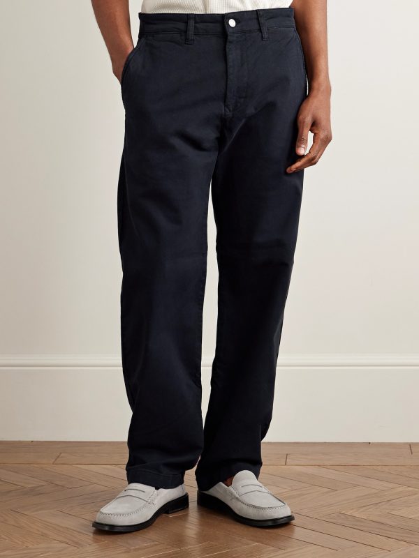 Aden 1923 Straight-Leg Organic Cotton-Blend Twill Chinos - FR Aden 1923 Straight-Leg Organic Cotton-Blend Twill Chinos - FR