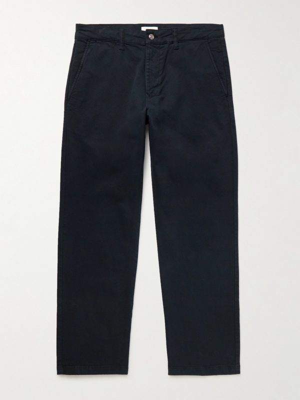 Aden 1923 Straight-Leg Organic Cotton-Blend Twill Chinos Aden 1923 Straight-Leg Organic Cotton-Blend Twill Chinos