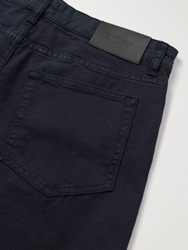 Tony 1923 Slim-Fit Garment-Dyed Organic Cotton-Blend Twill Trousers - CU Tony 1923 Slim-Fit Garment-Dyed Organic Cotton-Blend Twill Trousers - CU