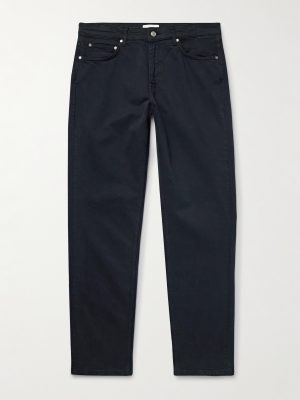 Tony 1923 Slim-Fit Garment-Dyed Organic Cotton-Blend Twill Trousers Tony 1923 Slim-Fit Garment-Dyed Organic Cotton-Blend Twill Trousers