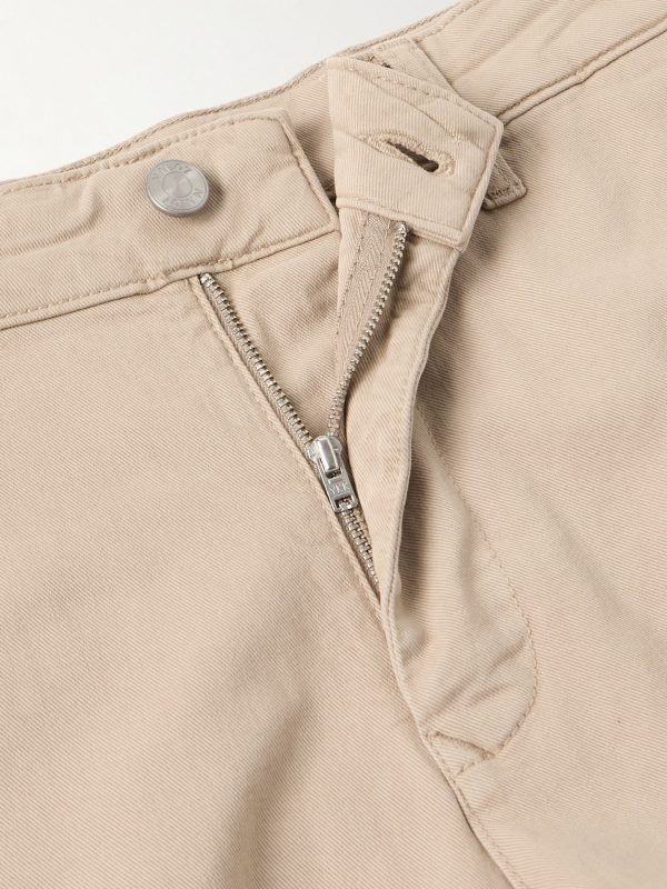 Aden 1923 Straight-Leg Organic Cotton-Blend Twill Chinos - E1