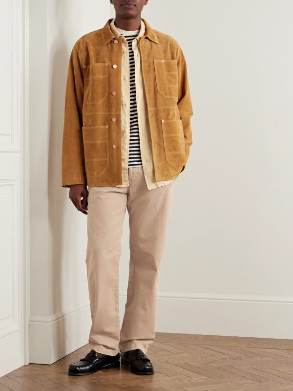Aden 1923 Straight-Leg Organic Cotton-Blend Twill Chinos - OU