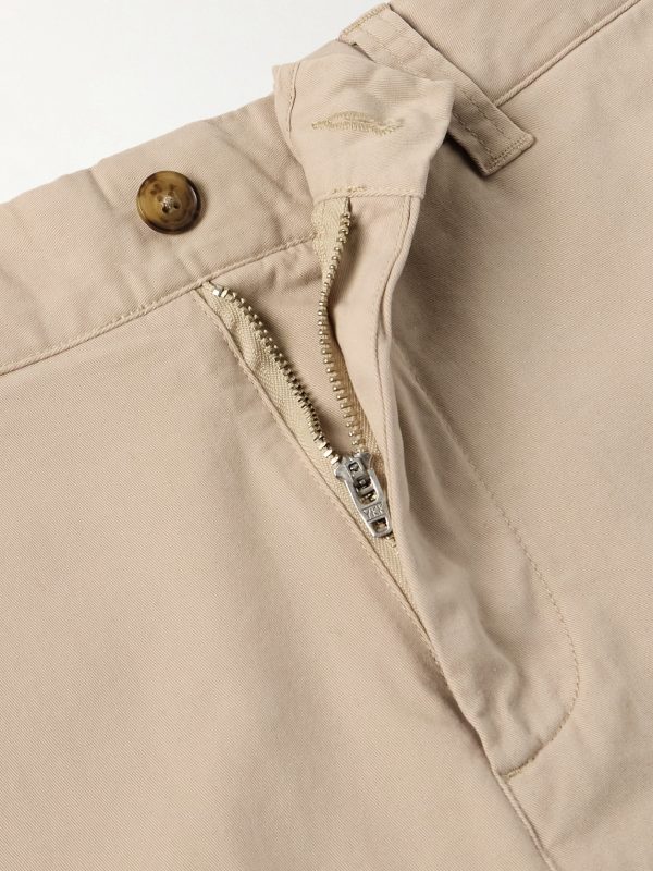 Crown 1090 Straight-Leg Organic Cotton-Blend Twill Shorts - CU Crown 1090 Straight-Leg Organic Cotton-Blend Twill Shorts - CU
