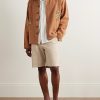 Crown 1090 Straight-Leg Organic Cotton-Blend Twill Shorts - OU Crown 1090 Straight-Leg Organic Cotton-Blend Twill Shorts - OU