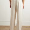 Kay 1808 Straight-Leg LENZING™ ECOVERO™ and Linen-Blend Trousers - BK Kay 1808 Straight-Leg LENZING™ ECOVERO™ and Linen-Blend Trousers - BK