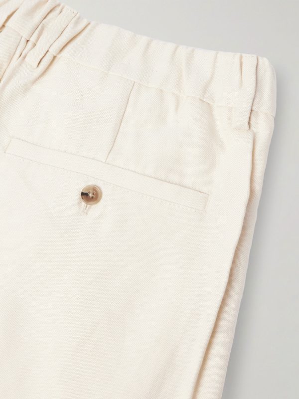 Kay 1808 Straight-Leg LENZING™ ECOVERO™ and Linen-Blend Trousers - CU Kay 1808 Straight-Leg LENZING™ ECOVERO™ and Linen-Blend Trousers - CU