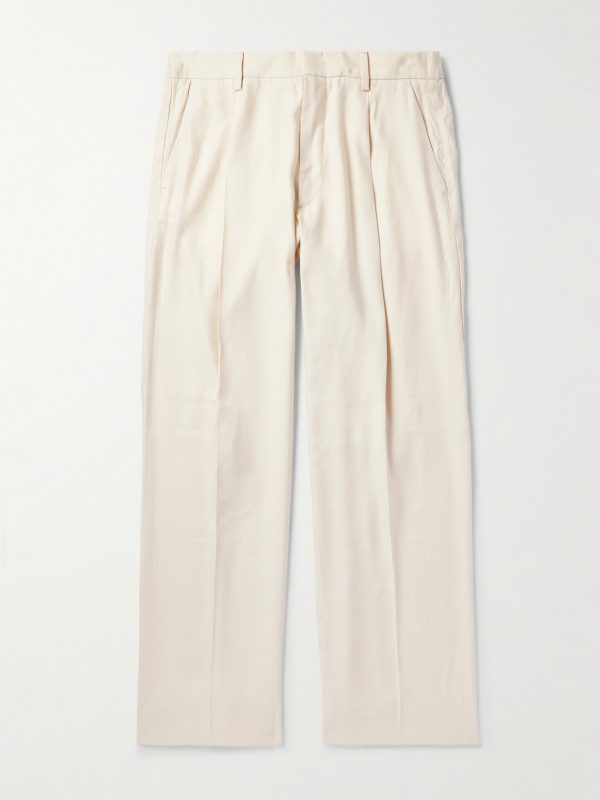 Kay 1808 Straight-Leg LENZING™ ECOVERO™ and Linen-Blend Trousers Kay 1808 Straight-Leg LENZING™ ECOVERO™ and Linen-Blend Trousers