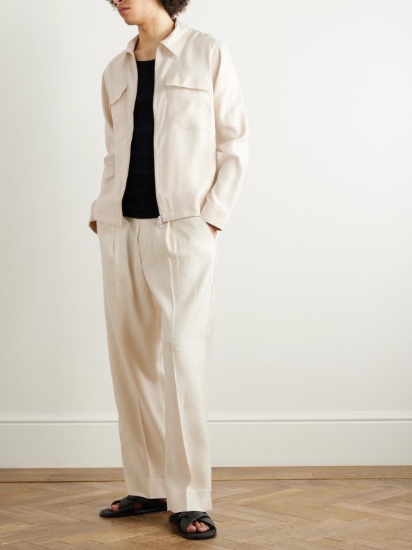 Alban 1808 LENZING™ ECOVERO™ and Linen-Blend Jacket - OU Alban 1808 LENZING™ ECOVERO™ and Linen-Blend Jacket - OU