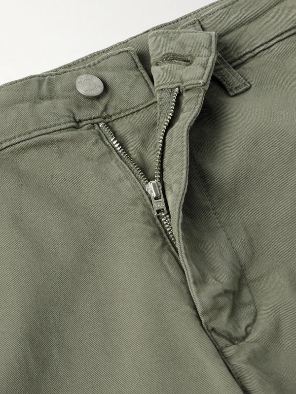 Aden 1923 Straight-Leg Organic Cotton-Blend Twill Chinos - E1