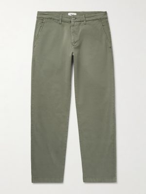 Aden 1923 Straight-Leg Organic Cotton-Blend Twill Chinos Aden 1923 Straight-Leg Organic Cotton-Blend Twill Chinos