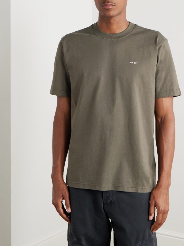 Adam 3209 Logo-Embroidered Pima Cotton-Jersey T-Shirt - FR Adam 3209 Logo-Embroidered Pima Cotton-Jersey T-Shirt - FR