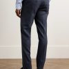 Slim-Fit Wool, Silk and Linen-Blend Suit Trousers - BK Slim-Fit Wool, Silk and Linen-Blend Suit Trousers - BK