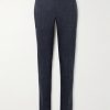 Slim-Fit Wool, Silk and Linen-Blend Suit Trousers Slim-Fit Wool, Silk and Linen-Blend Suit Trousers