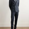 Slim-Fit Wool, Silk and Linen-Blend Suit Trousers - OU Slim-Fit Wool, Silk and Linen-Blend Suit Trousers - OU