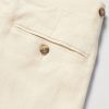 Tapered Pleated Linen Trousers - CU