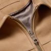 Panelled Leather-Trimmed Suede Jacket - CU Panelled Leather-Trimmed Suede Jacket - CU