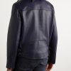 Slim-Fit Full-Grain Leather Jacket - BK Slim-Fit Full-Grain Leather Jacket - BK