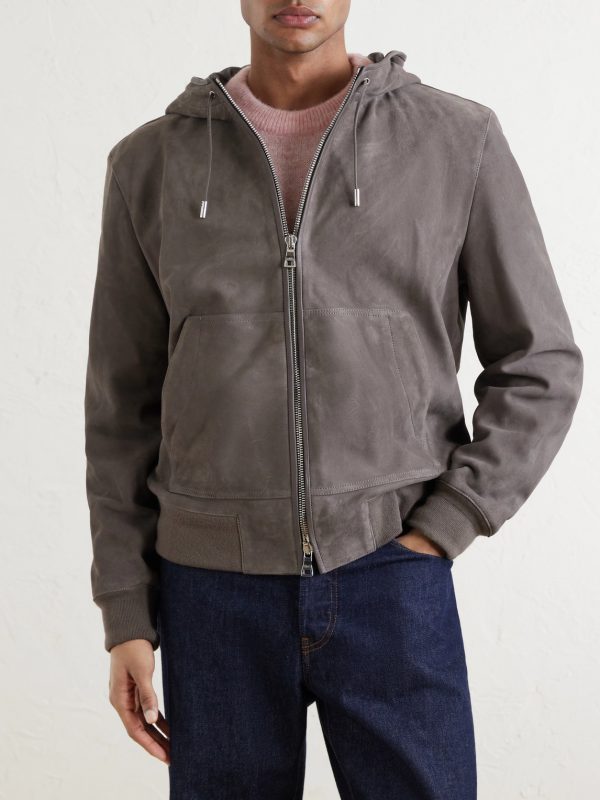 Suede Hoodie - FR Suede Hoodie - FR