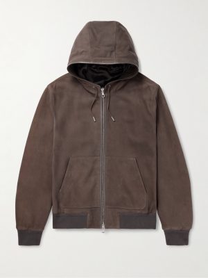 Suede Hoodie Suede Hoodie