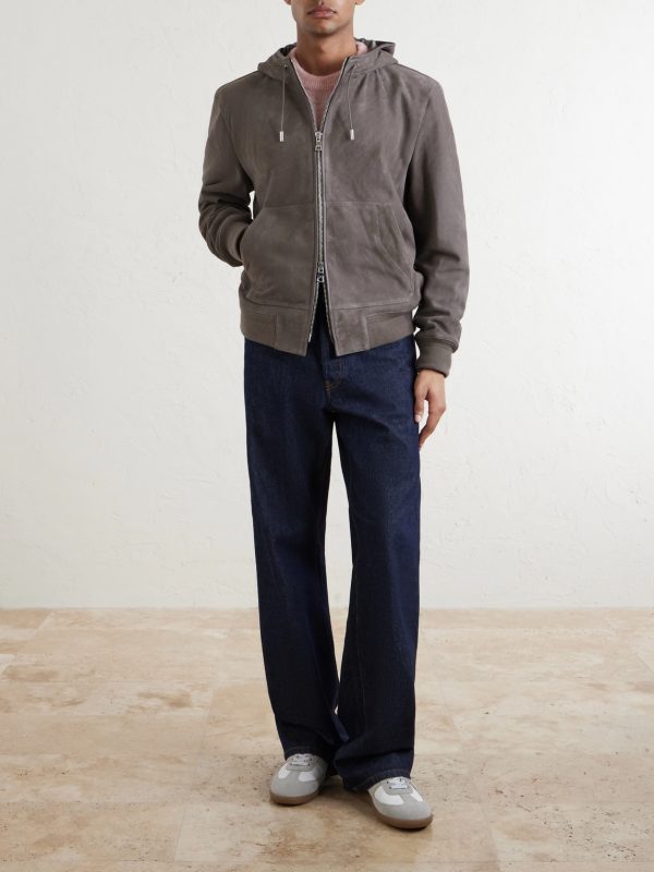 Suede Hoodie - OU Suede Hoodie - OU