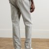 Edwin Straight-Leg Pinstriped Organic Cotton Trousers - BK Edwin Straight-Leg Pinstriped Organic Cotton Trousers - BK