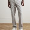 Edwin Straight-Leg Pinstriped Organic Cotton Trousers - FR Edwin Straight-Leg Pinstriped Organic Cotton Trousers - FR