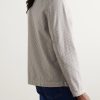 Striped Organic Cotton Chore Jacket - BK Striped Organic Cotton Chore Jacket - BK